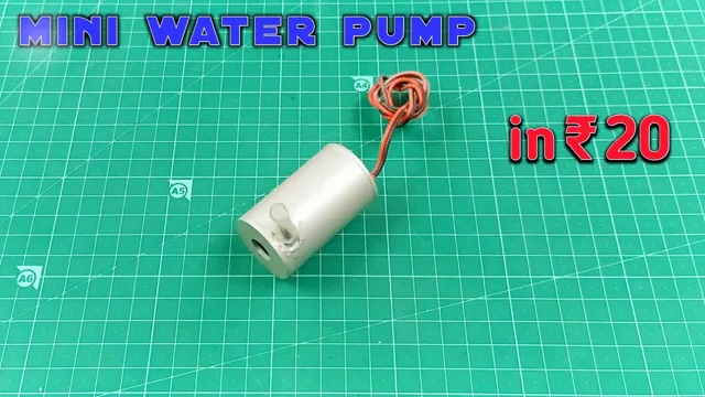 how to make water pump for aquarium