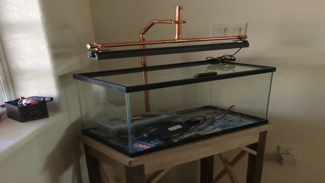how to make your own aquarium light stand