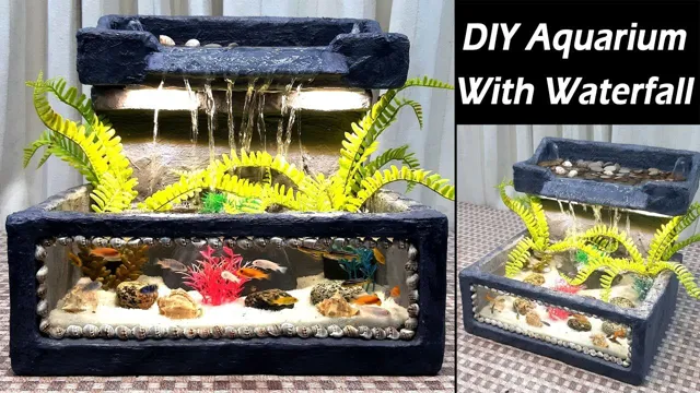 how to make your own aquarium waterfall