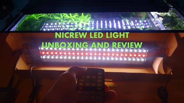 how to program nicrew led aquarium light