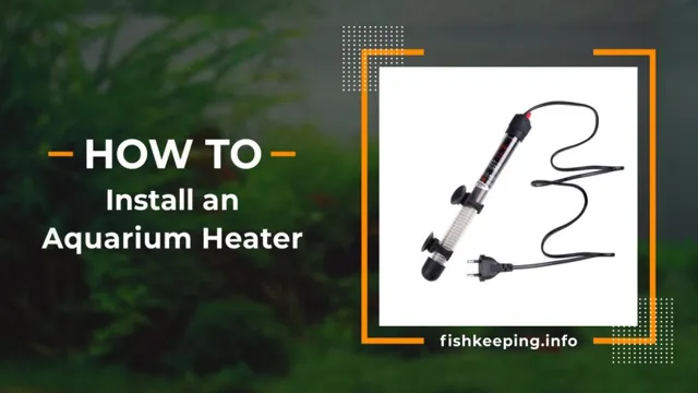 how to properly install a aquarium heater