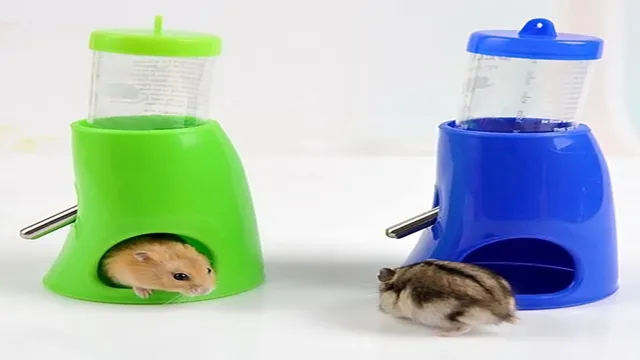 how to put a hamster bottle in a glass aquarium