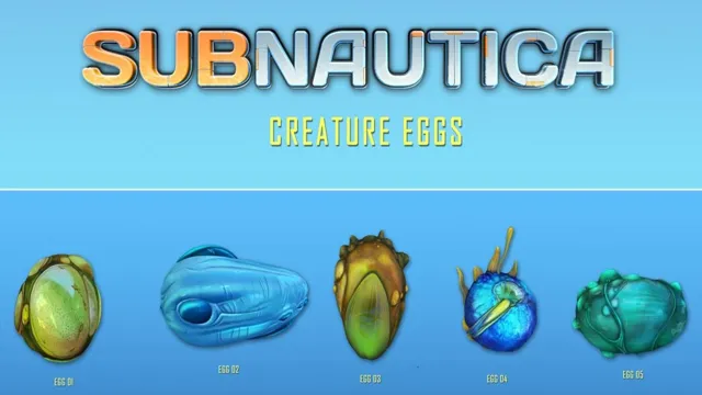 how to put creature eggs in aquarium subnautica