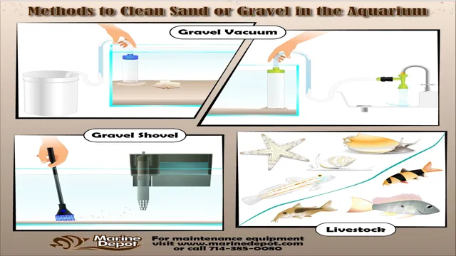 how to remove sand from aquarium