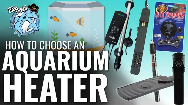 how should the aquarium heater be placed in the tank