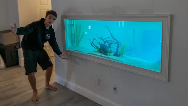 how to access in wall aquarium