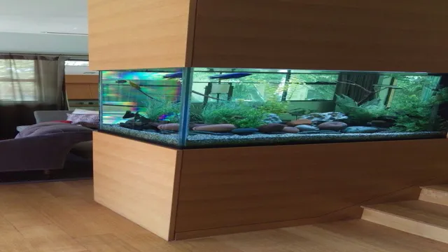 how to add a permanent divider in an aquarium