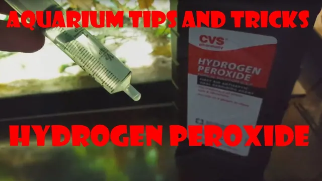 how to add hydrogen peroxide to aquarium