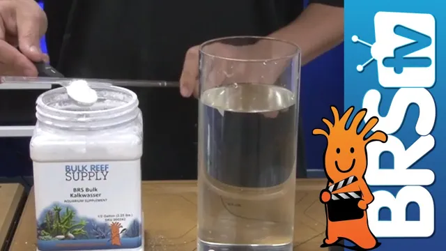 how to add kalkwasser to aquarium