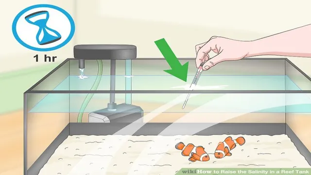 how to adjust salinity in aquariums