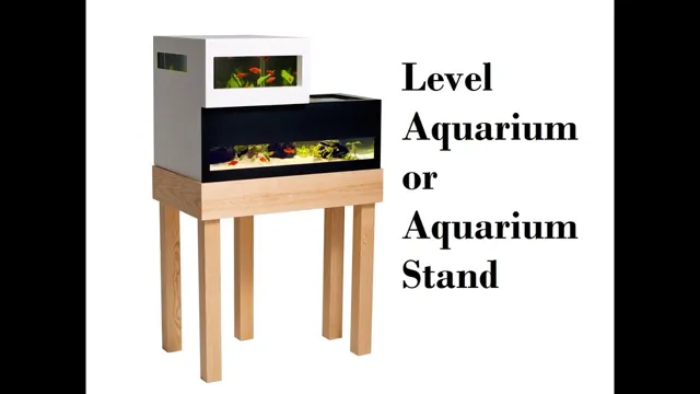 how to adjust water level in aquarium