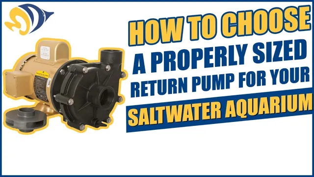 how to backup aquarium return pump