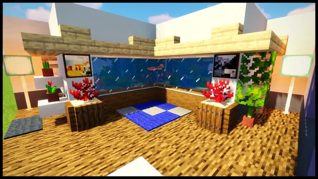 how to be make a aquarium in minecraft