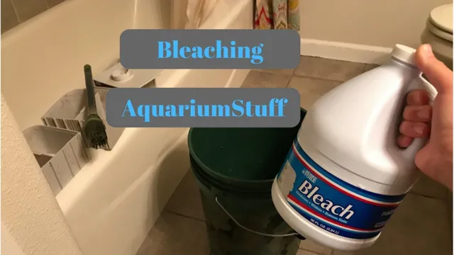 how to bleach dip aquarium tools for daily use
