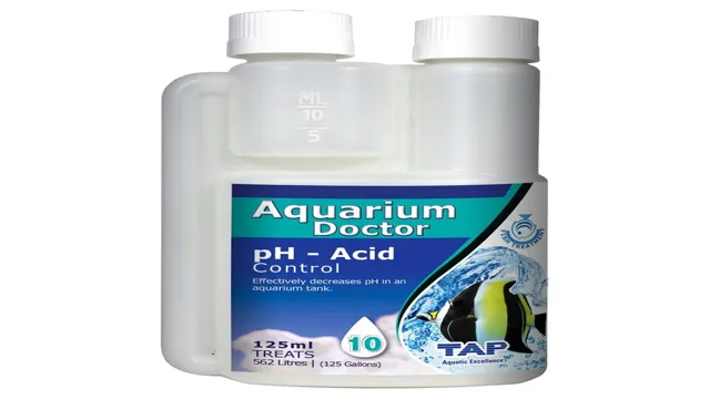 how to bring acid down in an aquarium