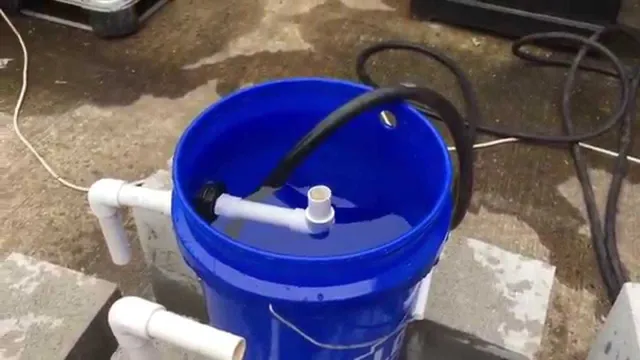how to build a 5 gallon sand filter for aquarium