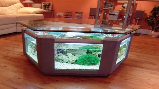how to build a aquarium coffee table