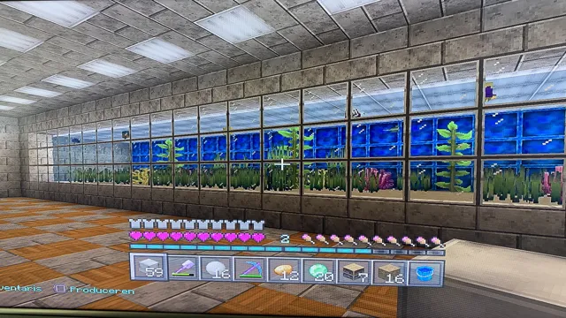 how to build a huge aquarium in minecraft