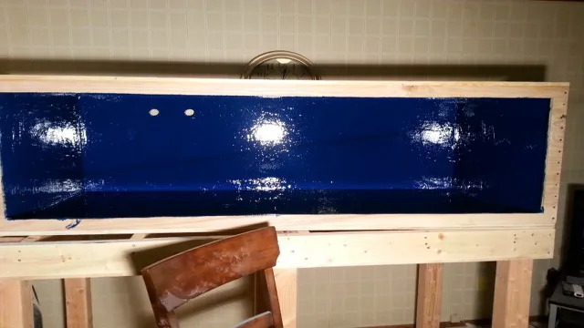 how to build a plywood and glass aquarium
