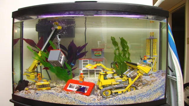 how to build lego aquarium