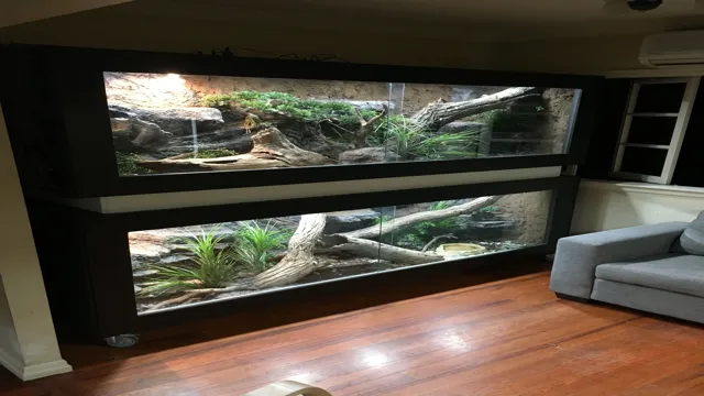 how to build rock wall for aquarium with snake
