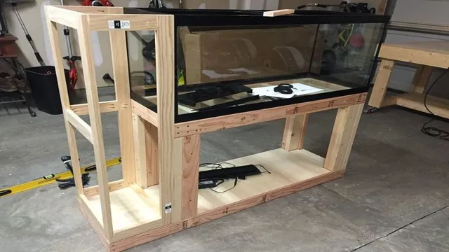 how to build wood stand for 60 gal aquarium
