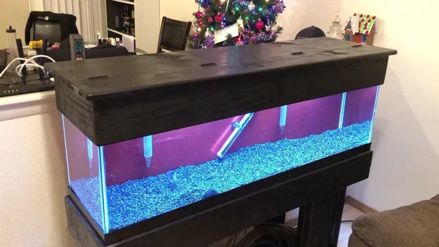 how to built a canapy for an aquarium
