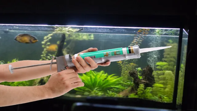 how to caulk an aquarium