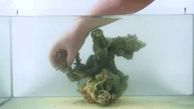 how to cement underwater aquarium rocks