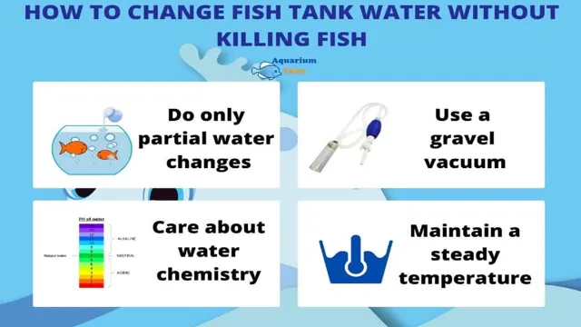 how to change 100 aquarium water without killing fish