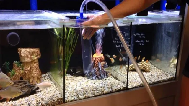 how to change gravel in aquarium