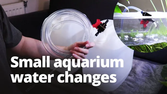 how to change small aquarium water
