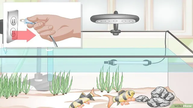 how to changethe water in the aquarium
