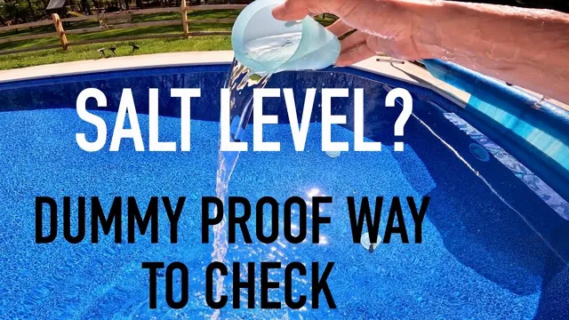 how to check salt level in aquarium