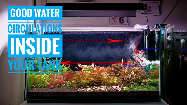 how to circulate water at the bottom of aquarium
