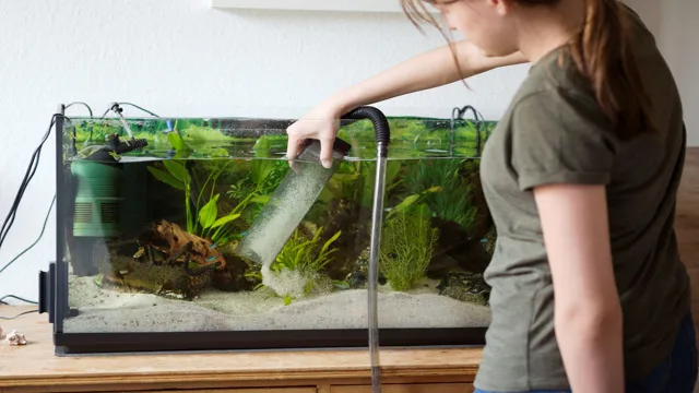 how to clean a large freshwater aquarium