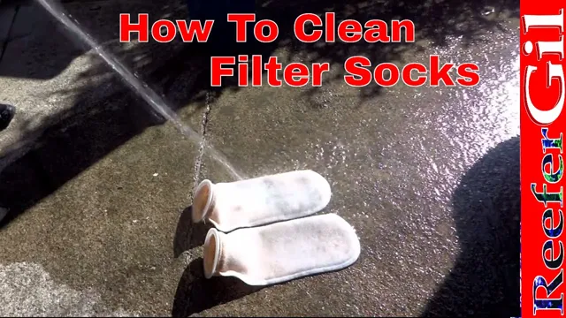 how to clean an aquarium filter sock