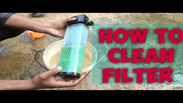 how to clean an over the top aquarium filter