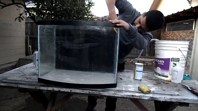 how to clean aquarium calcium