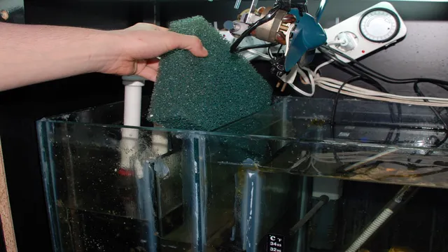 how to clean aquarium filter intake