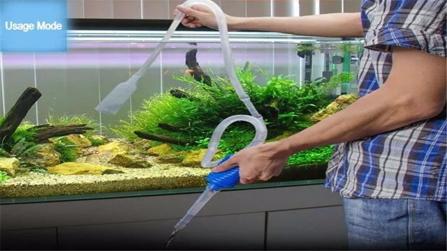 how to clean aquarium gravel with siphon