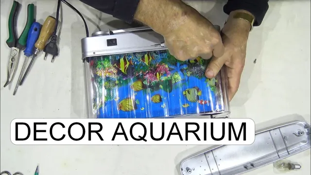 how to clean aquarium light cover