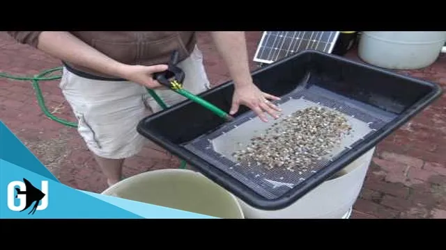 how to clean aquarium pebbles
