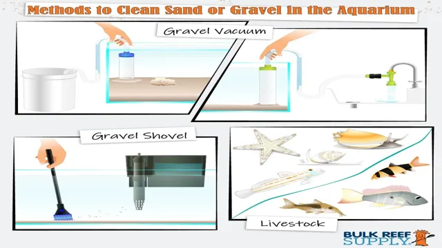 how to clean aquarium sand saltwater