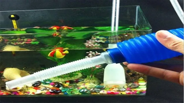 how to clean aquarium siphon tubing