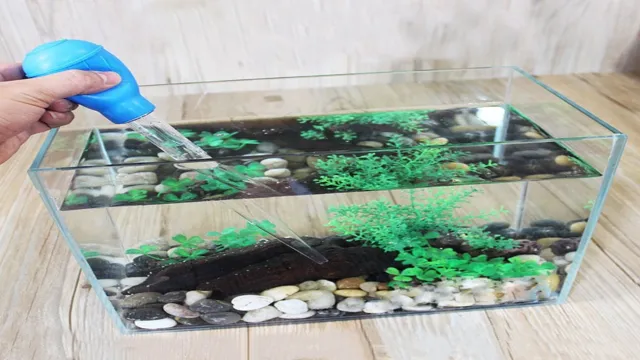 how to clean aquarium with top fin gravel siphon