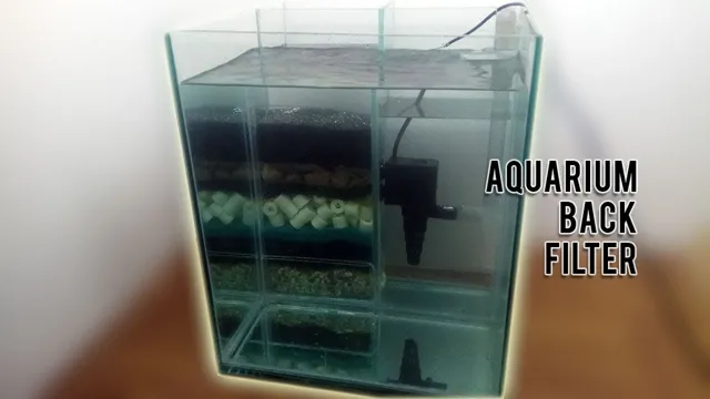 how to clean back of aquarium