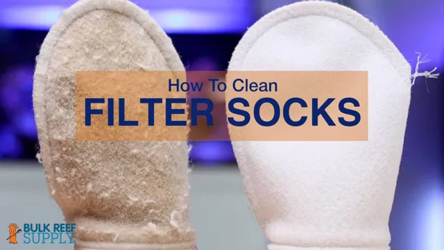 how to clean filter socks in saltwater aquarium