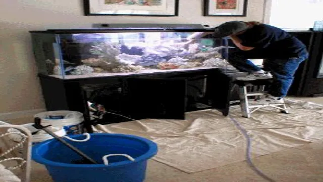 how to clean outside of acrylic aquarium