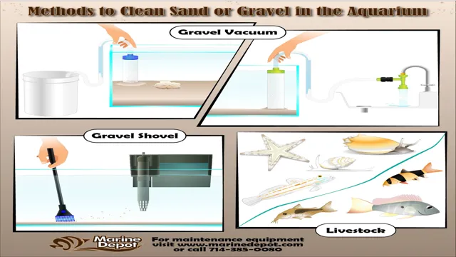 how to clean sand in saltwater aquarium